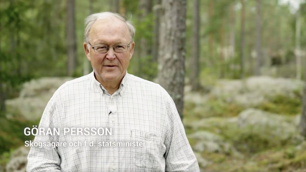Göran Persson om det svenska skogsbruket