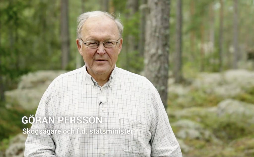 Göran Persson om den svenska skogen